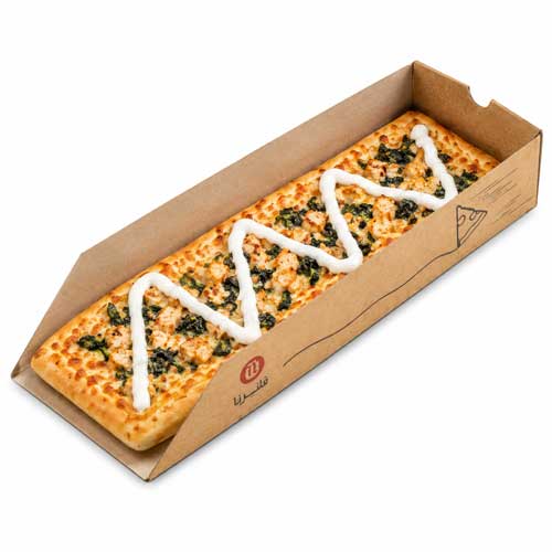 مینیتزا مرغ و اسفناج